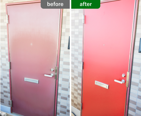 ドア(外壁) before/after
